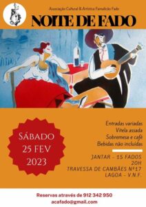 Jantar de Fado, 25 fevereiro