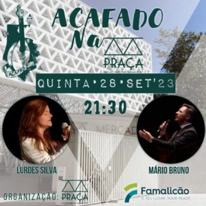 Acafado na PraçaMercado - 28-09-2023 - Cartaz