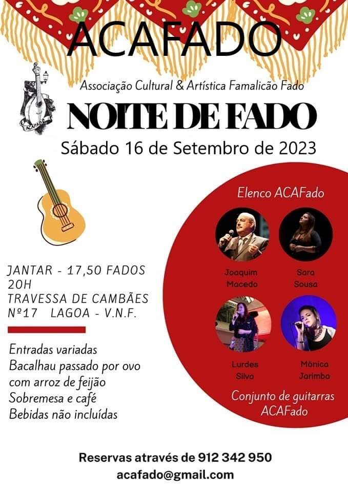 Jantar com Fado no Espaço - Cartaz