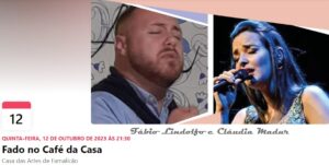 Fado no Café da Casa - 12-10-2023 - Cartaz