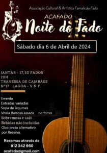Noite de Fado - 06-04-2024 - Cartaz