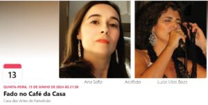 Fado no Café da Casa - 13-06-2024 - Cartaz