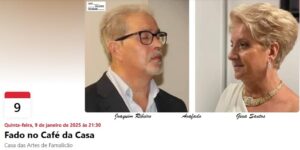 Fado no Café da Casa - 09-01-2025 - Cartaz