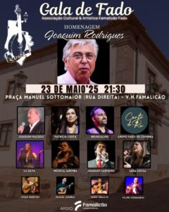 Gala de Fado de Homenagem a Joaquim Rodrigues - 23-05-2025 - Cartaz