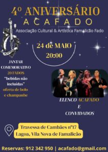 4º Aniversário ACAFADO - 24-05-2025 - Cartaz