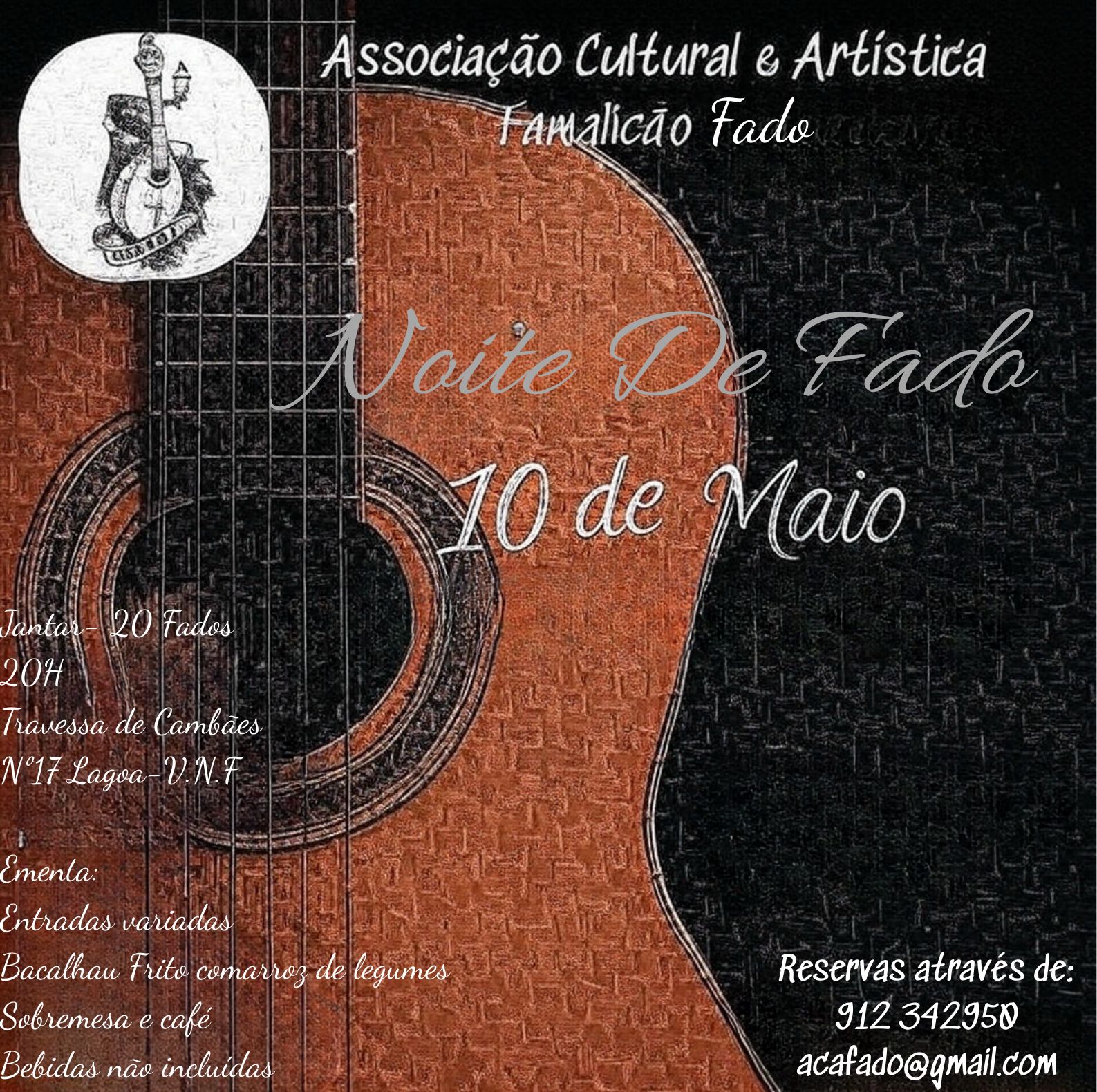 Noite de Fado - 10-05-2025 - Cartaz