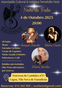 Noite de Fado - 04-10-2025 - Cartaz