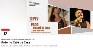 Fado no Café da Casa - 12-02-2026 - Cartaz